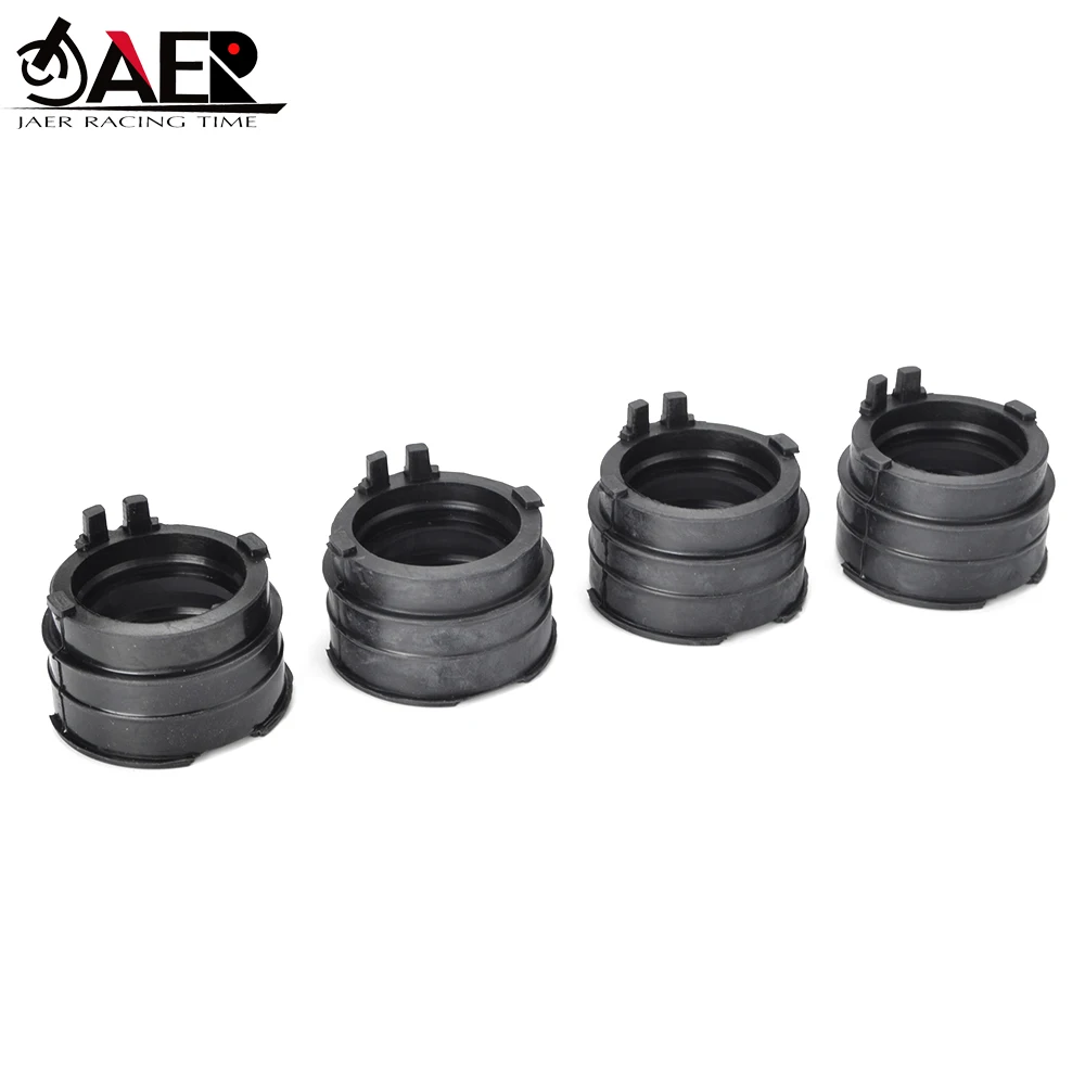 4 PCS Motorcycle Carburetor Adapter Inlet Intake Pipe For Honda CBR400 NC23 CBR 400 NC29 CB-1 CB400F