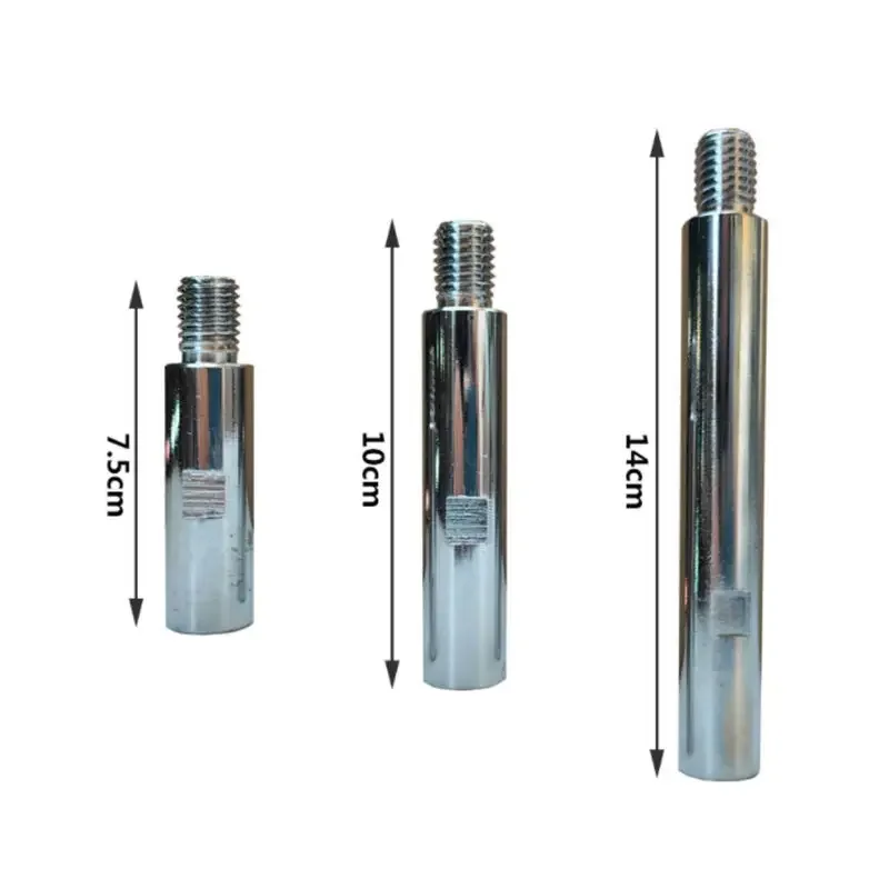 For Angle Grinder Rotary Polisher Car Detail Polishing 3Pcs Rotary Extension Shaft Set with 3Pcs RO backing plate M14 Thread