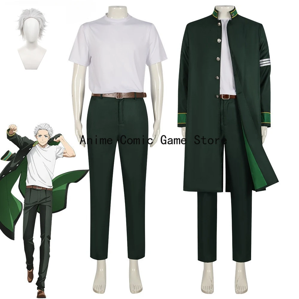 

In Stock S-XL Hajime Umemiya Cosplay Anime WIND BREAKER Cosplay Wig Trensh Halloween Party Carnival Outfits for Men