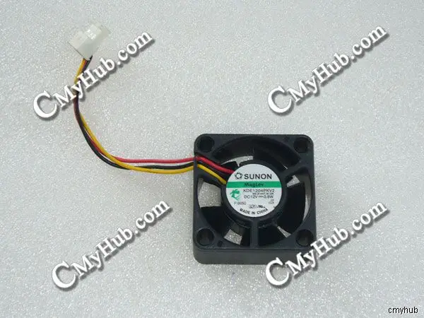 For SUNON KDE1204PKV2 MS.B1641.M.GN DC12V 0.8W 4020 4CM 40MM 40X40X20MM 3pin Cooling Fan KDE1204PKV2