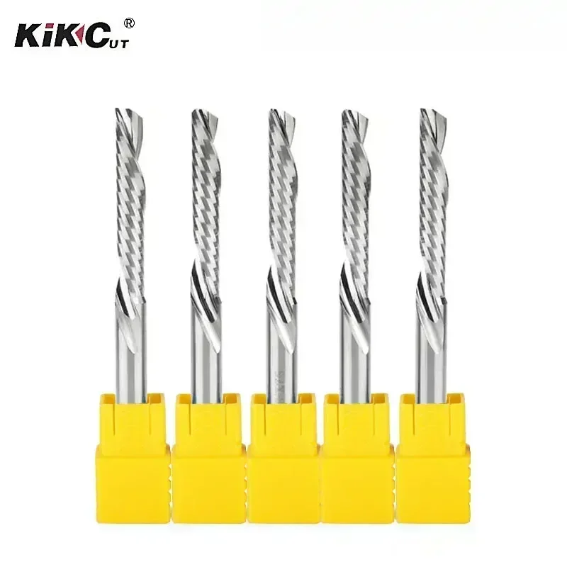 1PC 5A Carbide Single Flute End Mill  3.175MM Acrylic Milling Cutter CNC Cutting Tools Router Bit For Acrylic PVC