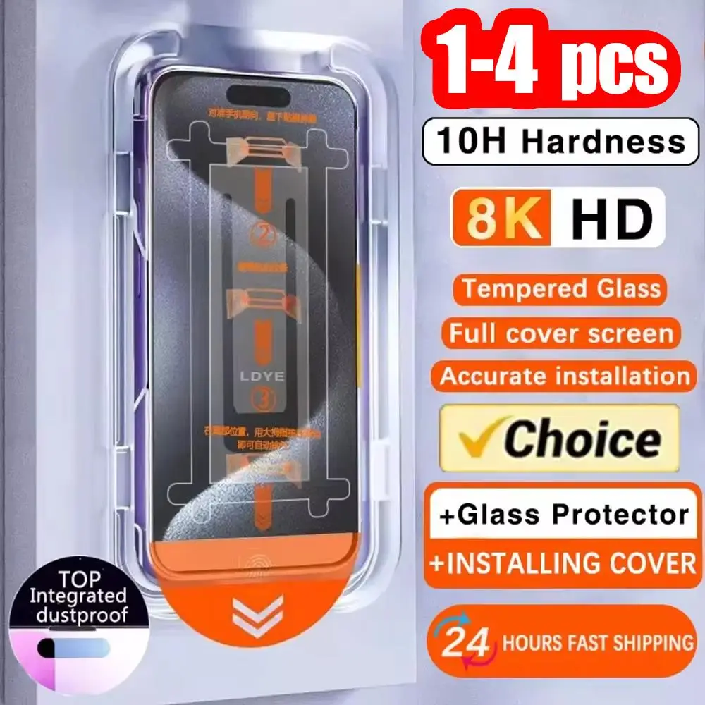 1-4 Stück HD Displayschutzfolie für Xiaomi POCO X6 Pro F6 M6 F7 X7 M7 C75 F5 X5 M5 M5S F4 X4 X3 M4 M3 M2 F5 F3 Panzerglasfolie