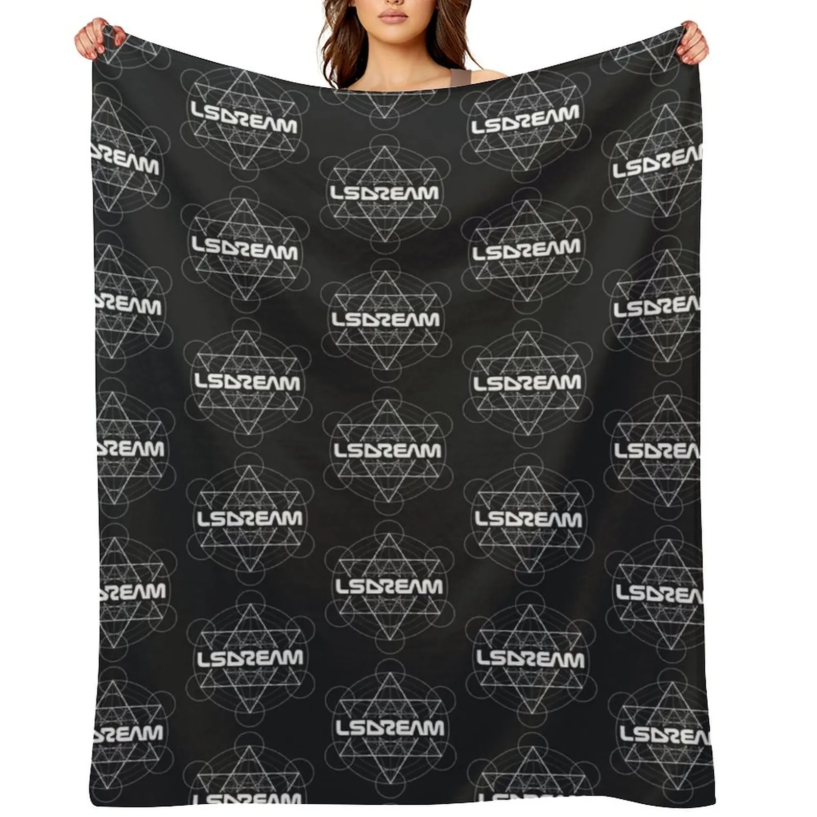 

LSDream Music Festival Essential Rave Throw Blanket christmas gifts Sleeping Bag for sofa warm winter Blankets