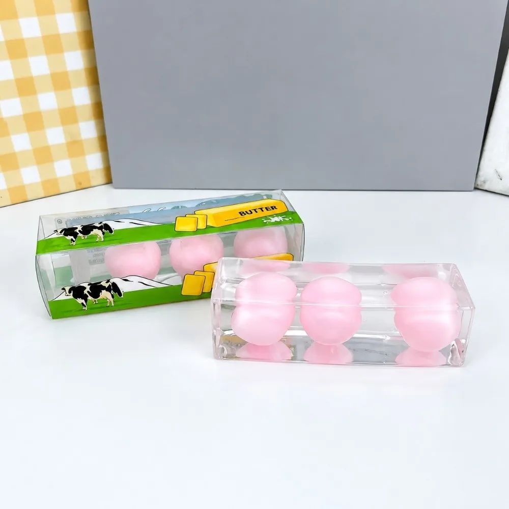 Soft Crispy Sound Squeeze Toy Wax Coating TPR Butter Stick Toy Anxiety Relief Hand Relax Sensory Fidget Toy Adults