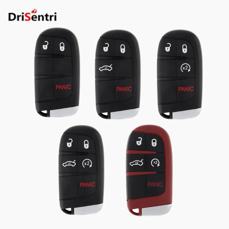 3/4/5 Tasten Auto Smart Key Fall Shell Fob Silikon Schlüssel Abdeckung Fit Für Jeep Cherokee Dodge Journey dart Durango Ladegerät Chrysler