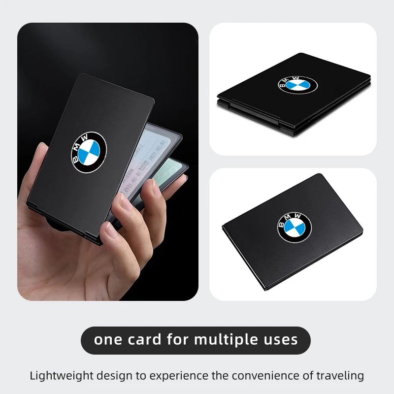 Aluminium Driver Licence Card Case Storage ID Card For BMW X1 X3 X5 X4 X6 G20 G30 E46 E90 E60 F10 F30 F20 F40 E39 E36 E87 E70 E9