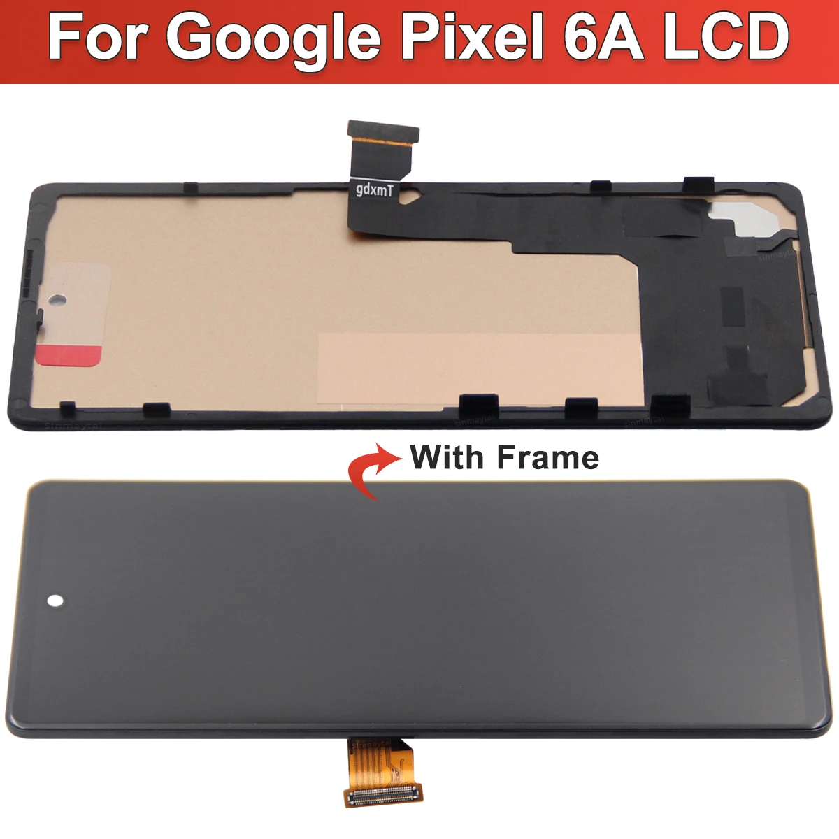 TFT Quality For Google Pixel 6A LCD Display Touch Digitizer Screen