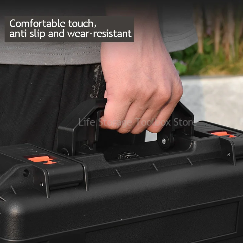 High Quality Pull Rod Toolbox Professional Instrument Tool Box on Wheels Waterproof Large Hard Case Trolley Tool Box Organizer