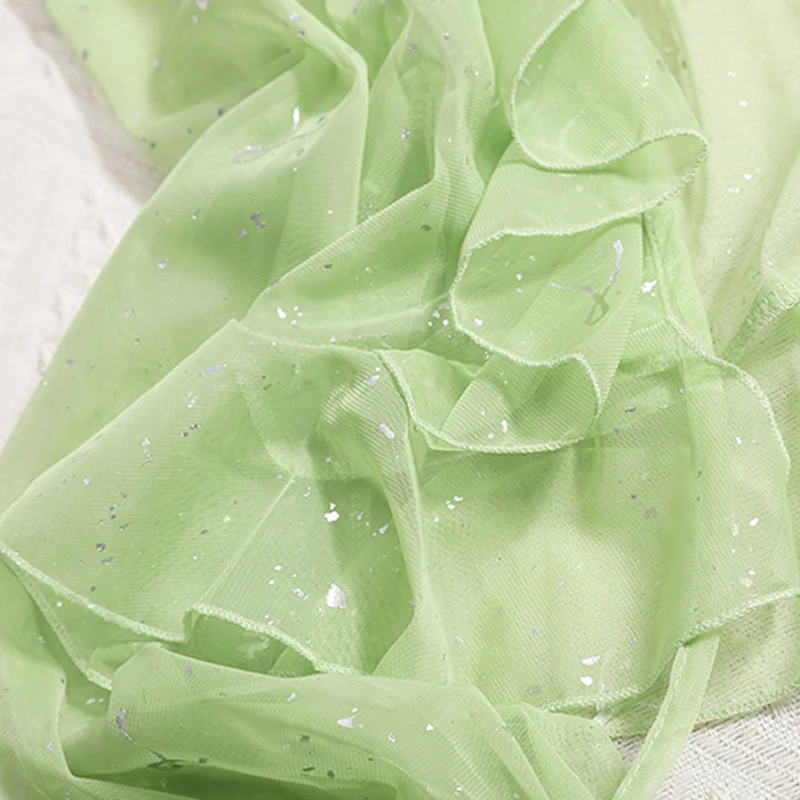 ผู้หญิง Ruffles หวานแขนยาว Lace Up โปร่งใสถักสั้นเสื้อตาข่าย Sheer Shinny พื้นฐานชีฟอง Sun-proof เสื้อ