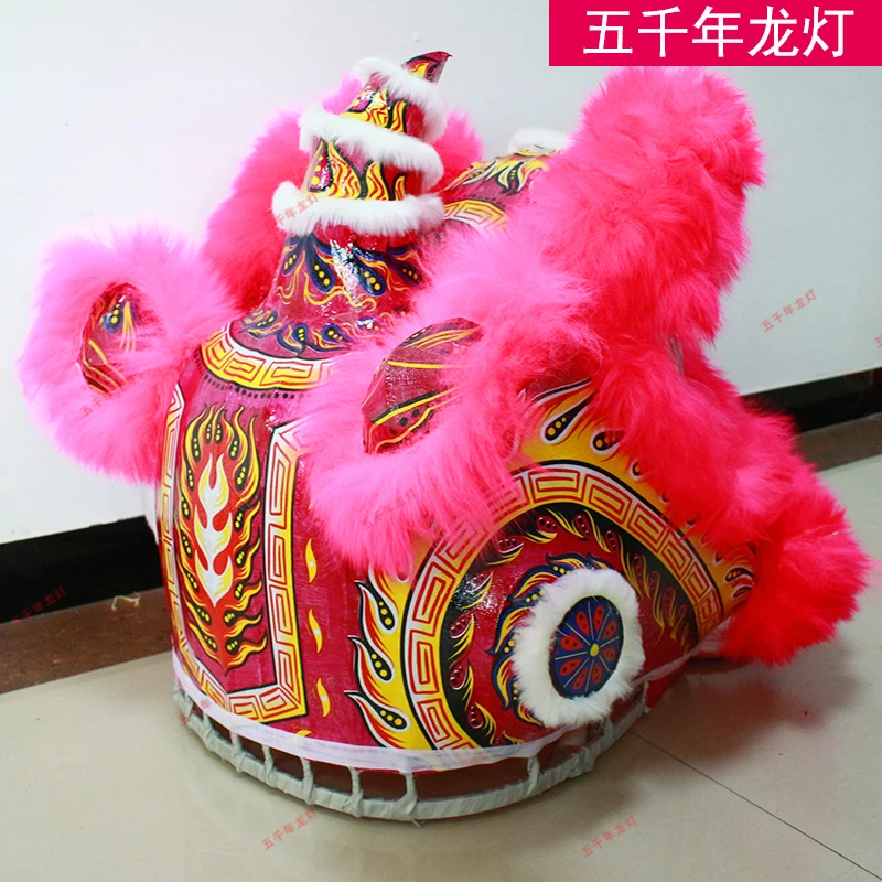 Chinese Lion Dance Performance Wear LED South Lion Foshan Traditional Chinese Opera Costume Dragon Lion Dances Adult Unisex Five