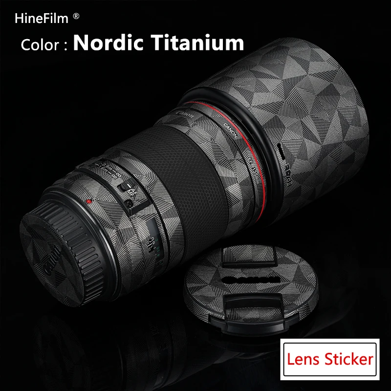 Dostosowana skórka na obiektyw Canon EF135 F2 Naklejka na obiektyw 135 F2 Skórka na obiektyw Canon EF 135mm f/2L USM Naklejka ochronna na obiektyw