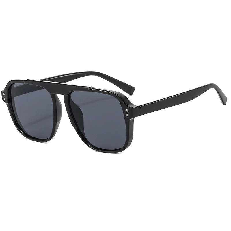Square fashion sunshade sunglasses for men and women street photography all match decorative glasses