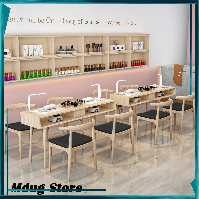 

Single Organiser Nail Table Professionals Stand Manicure Polish Nail Table Vacuum Designer Mesas De Manicurista Furniture Salon