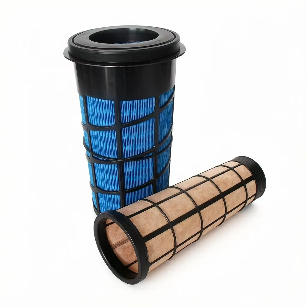 Air Filter Kit Outer RE282286 Inner RE282287 Replacement P609221 P608599 AF4214 AF4226 Fit John Deere Tractor 5045E 5055E 318D 3