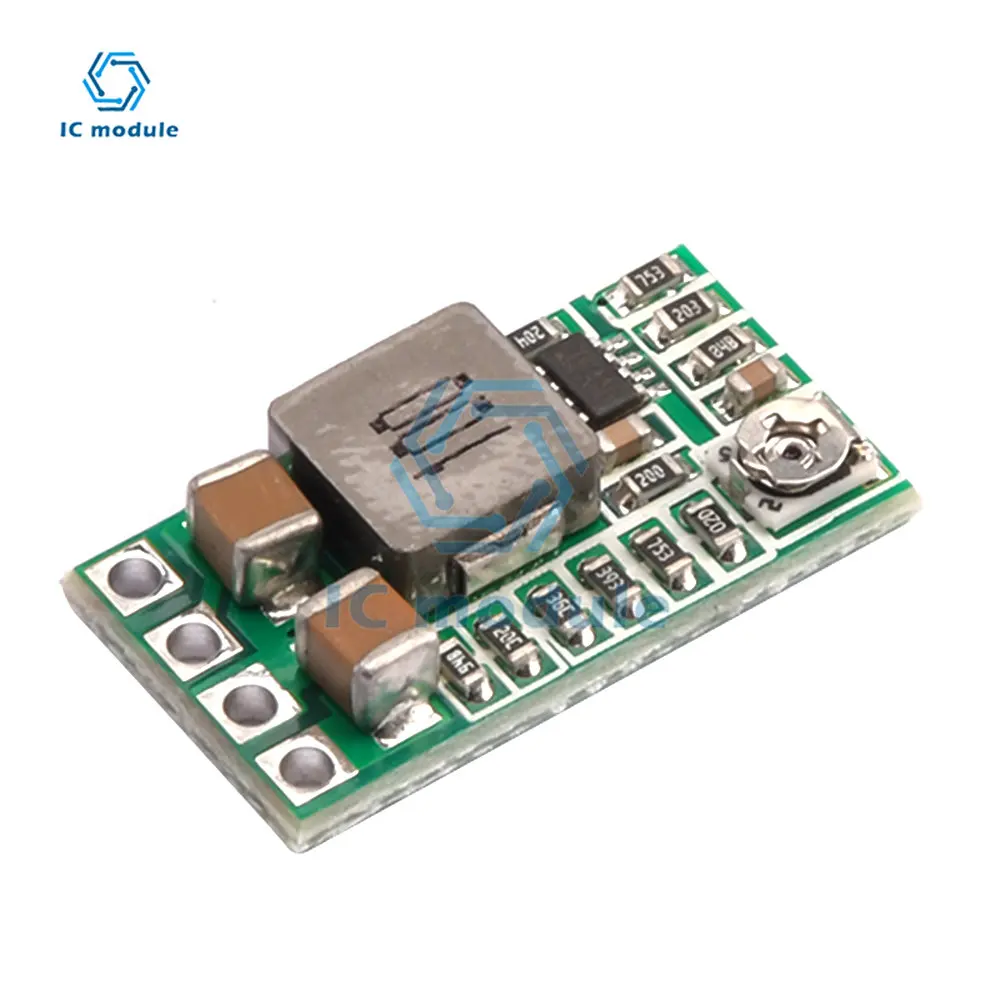 2 sztuk DC-DC 12-24V do 5V 3A Mini obniżanie mocy moduł zasilający napięcie Buck regulowany konwerter 1.8V 2.5V 3.3V 5V 9V 12V