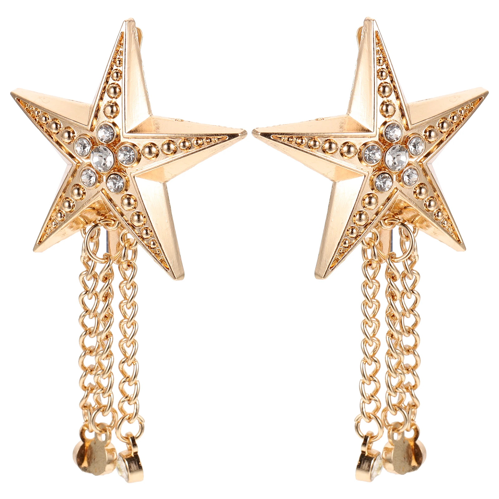 

2pcs Rhinestone Ornaments Alloy Shoe Decorations Boot Charms For Women Men Teens Diy Accessories Sneaker Charms Metal Tassel