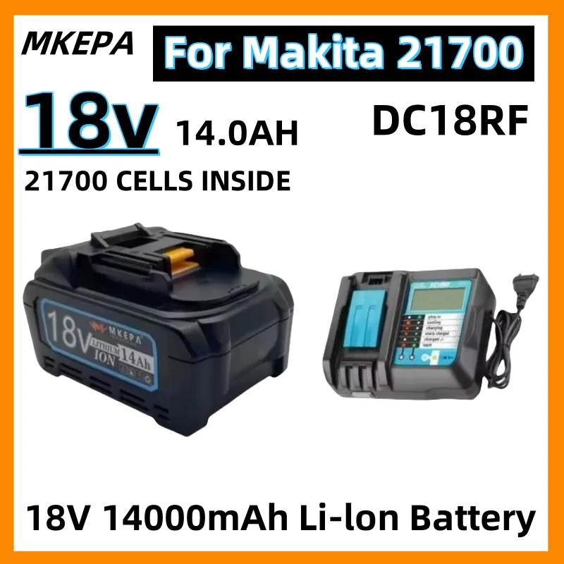 5S2P 14000mAh 21700 original for makita18V BL1830 lithium-ion rechargeable power tool battery 21V BL1860 BL1850 BL1860B BL1840