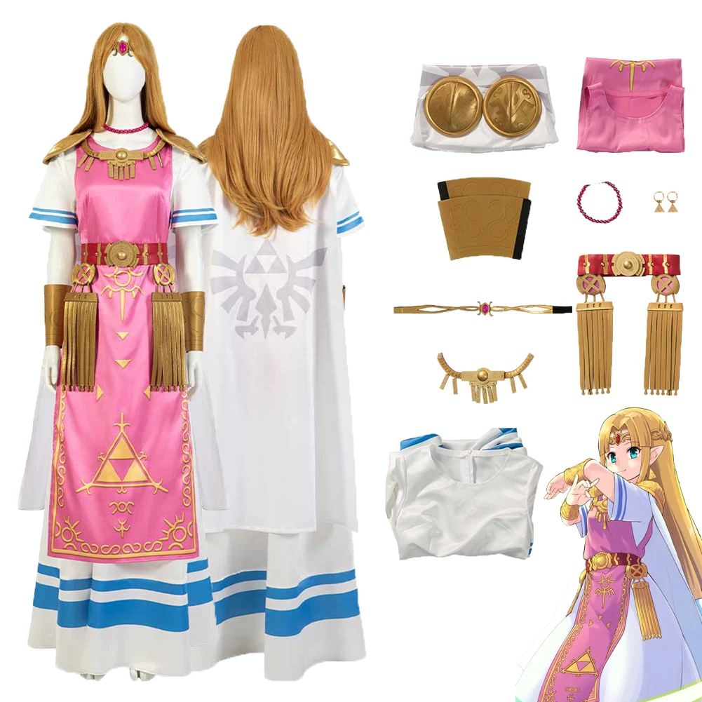 

Game Link Cos Past Princess Cosplay Costume Outfits Fantasy Dresses Accessories Halloween Carnival Party Suit For Girls Roleplay