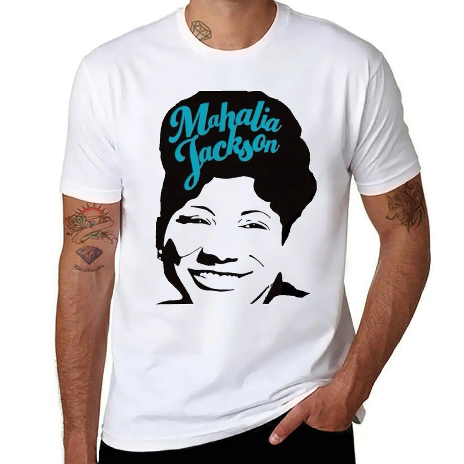 

Mahalia Jackson T-Shirt man t shirt cotton t shirts for man graphic funny T-Shirt