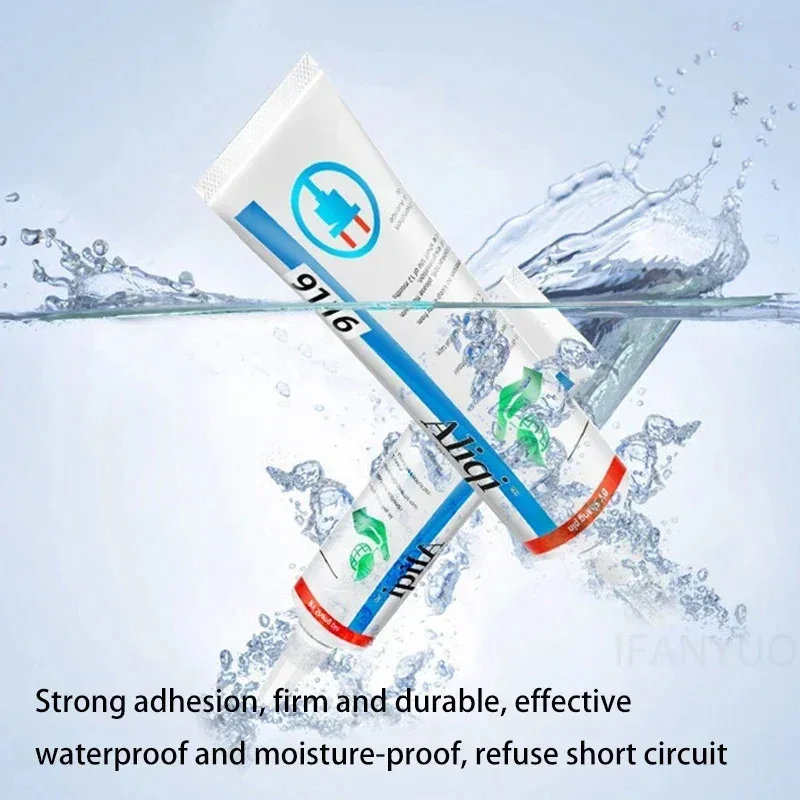 15/60 مللي شريط كهربائي عازل سائل مقاوم للماء شريط عازل مقاوم لدرجات الحرارة العالية سلك كهربائي كابل معطف الغراء #5