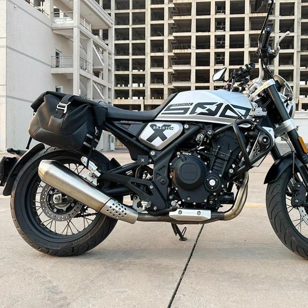 For Brixton Crossfire 500 X/XC quick release edge bag waterproof leather bag GAOKIN GK500 new style canvas helmet edge bag
