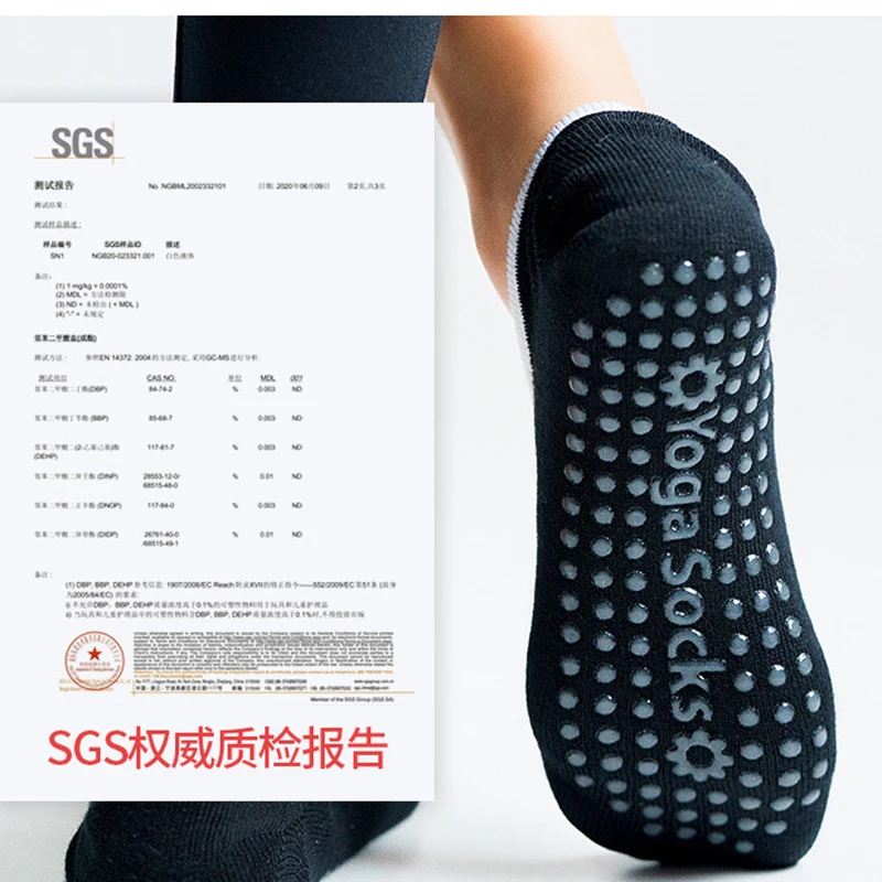 Women Socks New Bandage Quality Yoga High Anti-Slip Quick-Dry Damping Pilates Ballet Fitness Socks Breathable Gym Sports Socks