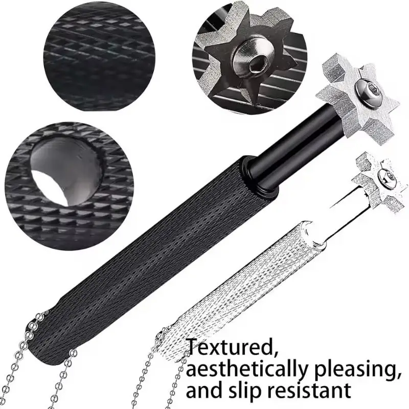 Golf Club Groove Sharpening Tool Alloy Wedge Groove Cleaner Sharpener Restore Club Face Groove Golf Training Accessories