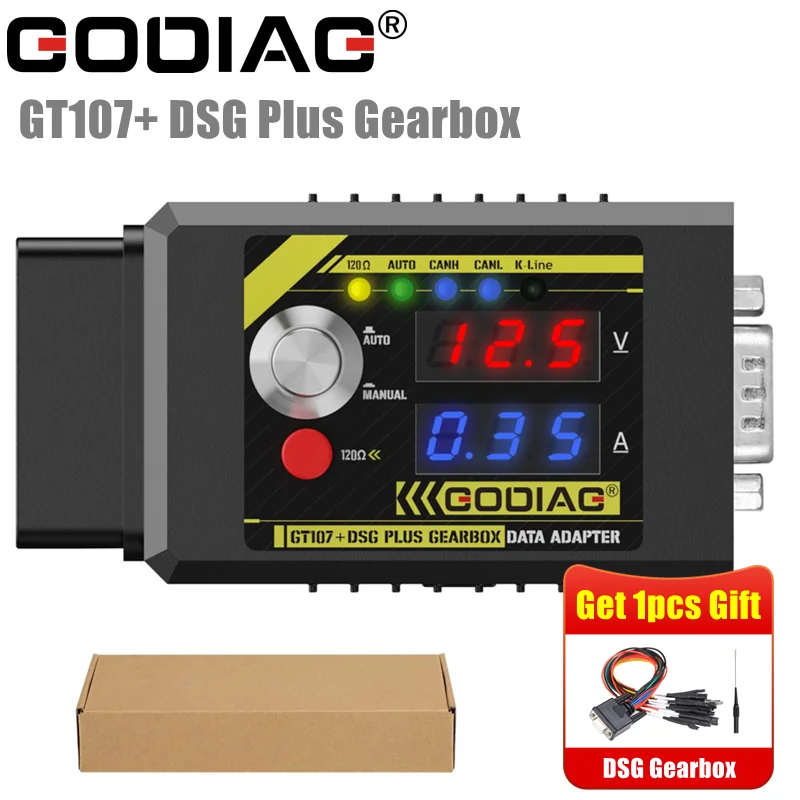 GODIAG GT107+ GT107 plus DSG Plus Gearbox Data Adapter Universal Jumper For Benz/BMW DQ250 DQ200 VL381 VL300 DQ500 DL501