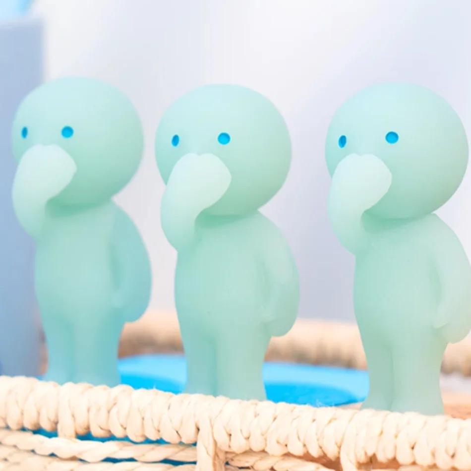 Surprise Gift Smiski series multiple doll green noctilucent mysterious box blind action figures decoration table model for toy