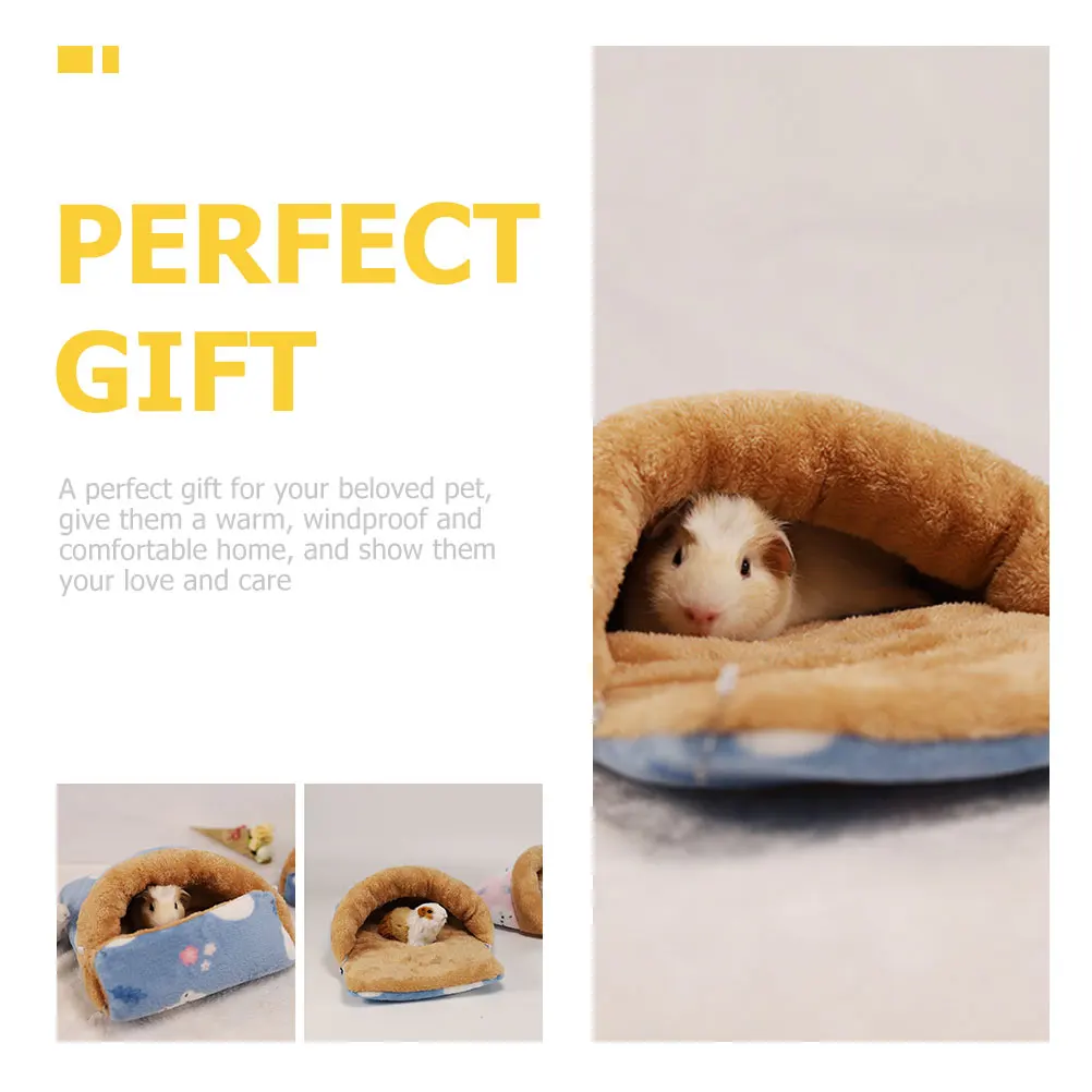 

Small Pet Pig Cotton Nest Guinea Bedding Fabric Hamster Sleeping Bag Snuggle Sack