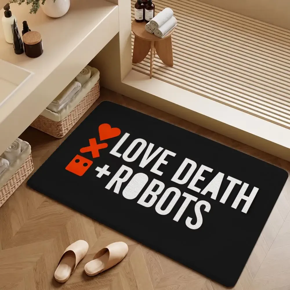 Series Love, Death & Robots Zima Blue Floor Mat Soft Flannel Entrance Doormat Non-Slip Washable Rug For Bedroom Home Decor