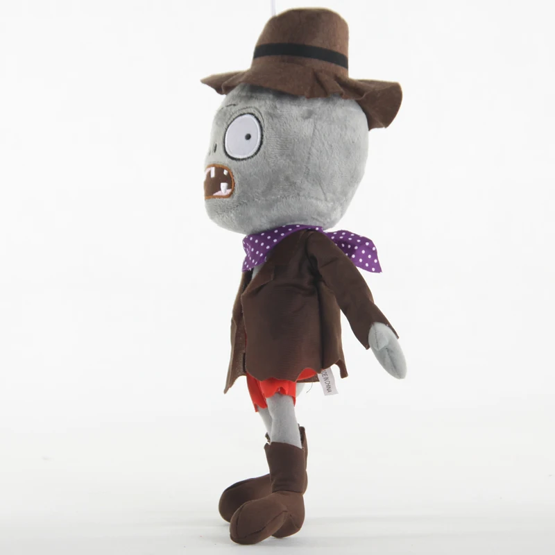 Muñeco de peluche de Zombies PVZ para niños, 1 piezas, 30cm, vaquero, Zombie