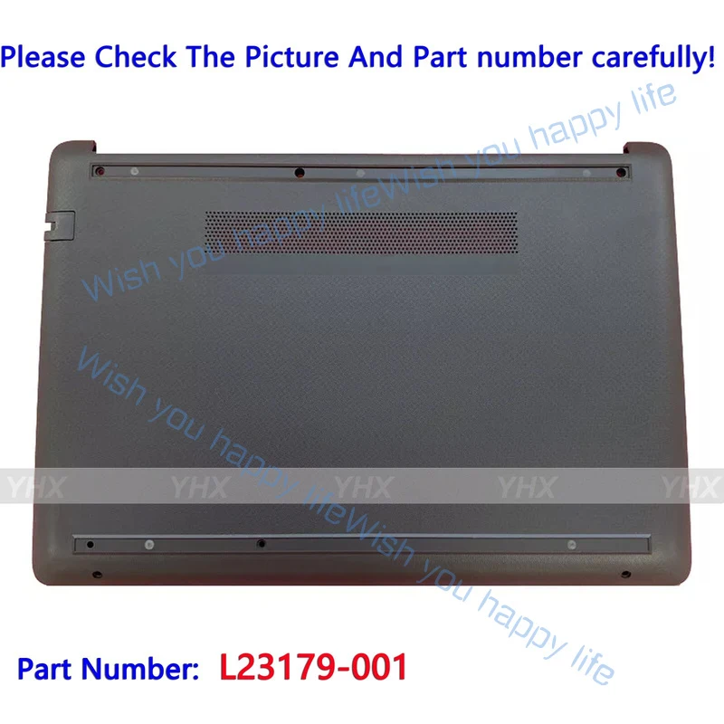 L... 5PCS For HP 14-CM 14-CK 14-DG Lower Case Base Cover Bottom Case Gray L23179-001