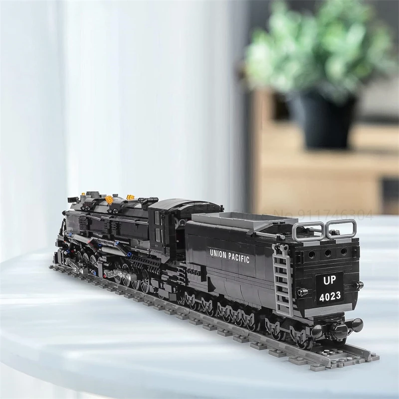 

JIESTAR Creative Expert Ideas Bigboy Lecomotive Steam Train Moc Railway Express Bricks Modular Model Building Blocks Toys 59005