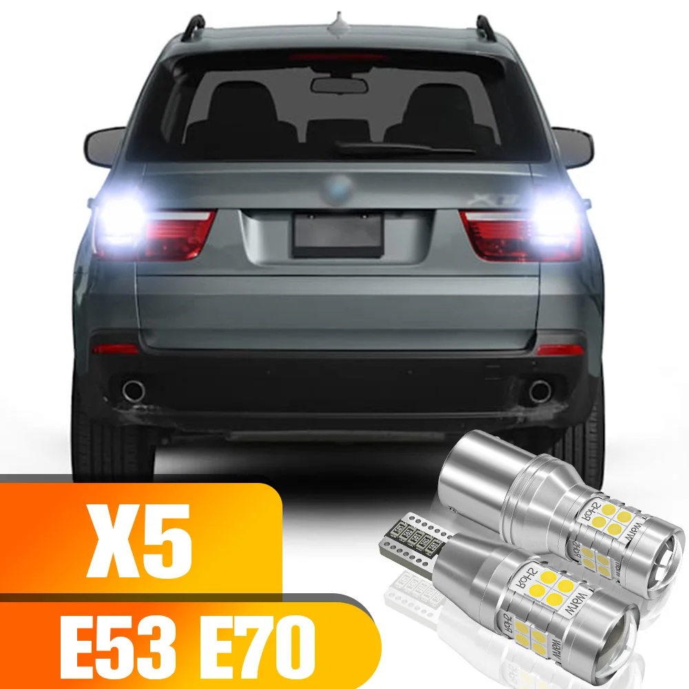 

Reverse Light 2pcs LED Backup Bulb Accessories For BMW X5 E53 E70 2000-2013 2004 2005 2006 2007 2008 2009 2010 2011 2012