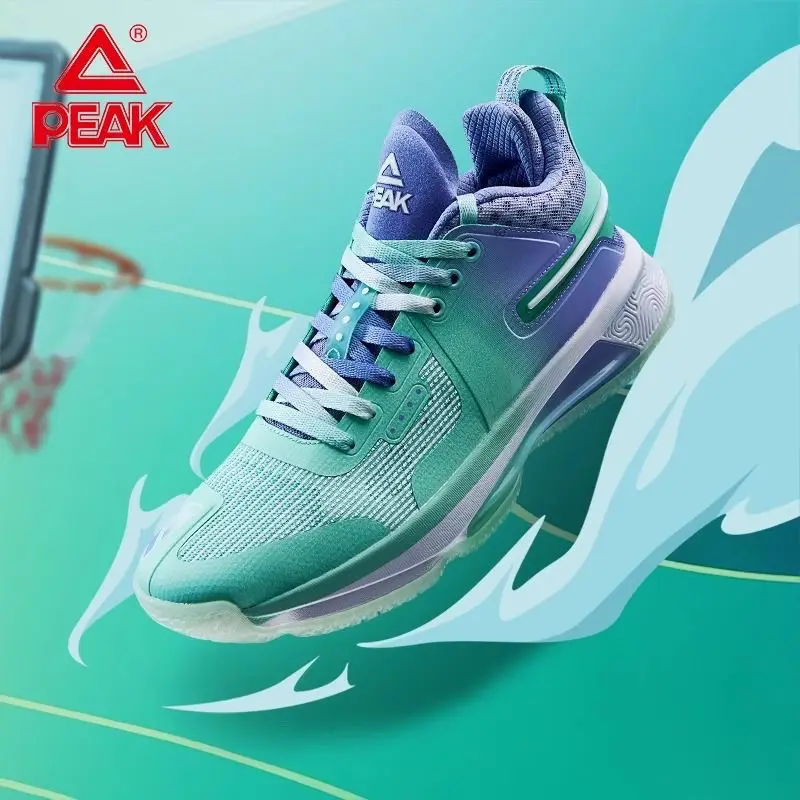 PEAK Flashes 4th Basketball Shoes Men's Shoes Summer Low-top Breathable Professional Wear-resistant Versatile Sports Shoes Men