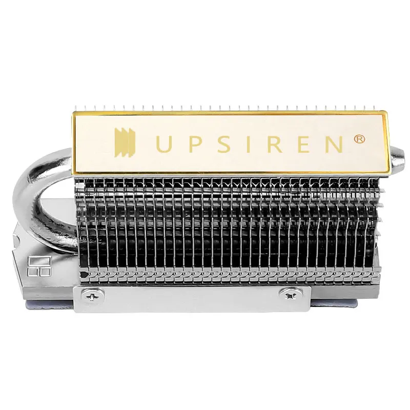 

UPSIREN HR-09 2280 M.2 SSD Solid State Drive Radiator Full Electroplating Reflow AGHP Heat Pipe Double-layer Thermal Pad