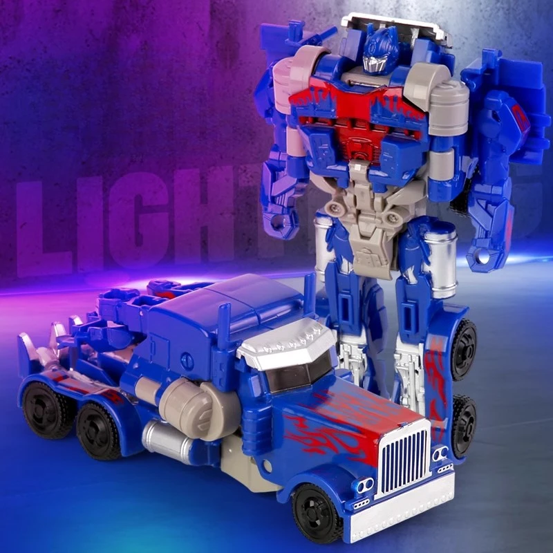 Trasformare modello di auto giocattoli kit robot Optimus Prime Bumblebee auto deformate giocattoli regalo di compleanno per bambini