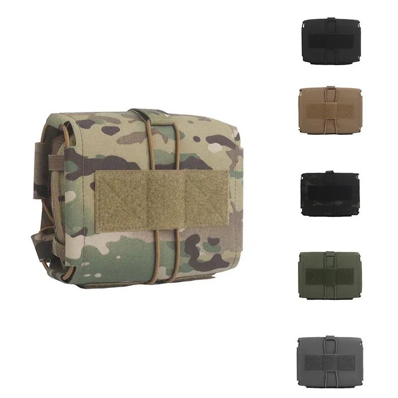 Tactical Outdoor Storage Waist Bags Horizontal Pull First Aid Pouch Camping Molle System Accessories Sports Hunting Equipment