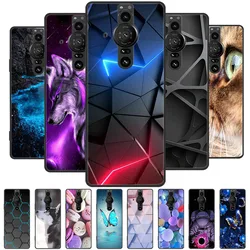 For Sony Xperia Pro I Case Cover Shockproof Cover Soft Silicon For Sony Xperia Pro I Pro-I Black bumper coque XperiaProI XQ-BE62