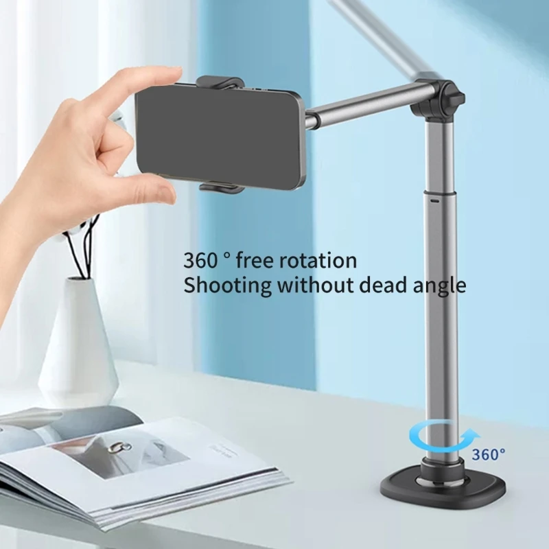 Настольный держатель для телефона, регулируемый на 360 градусов, настольный вращающийся держатель для планшета, подставка,