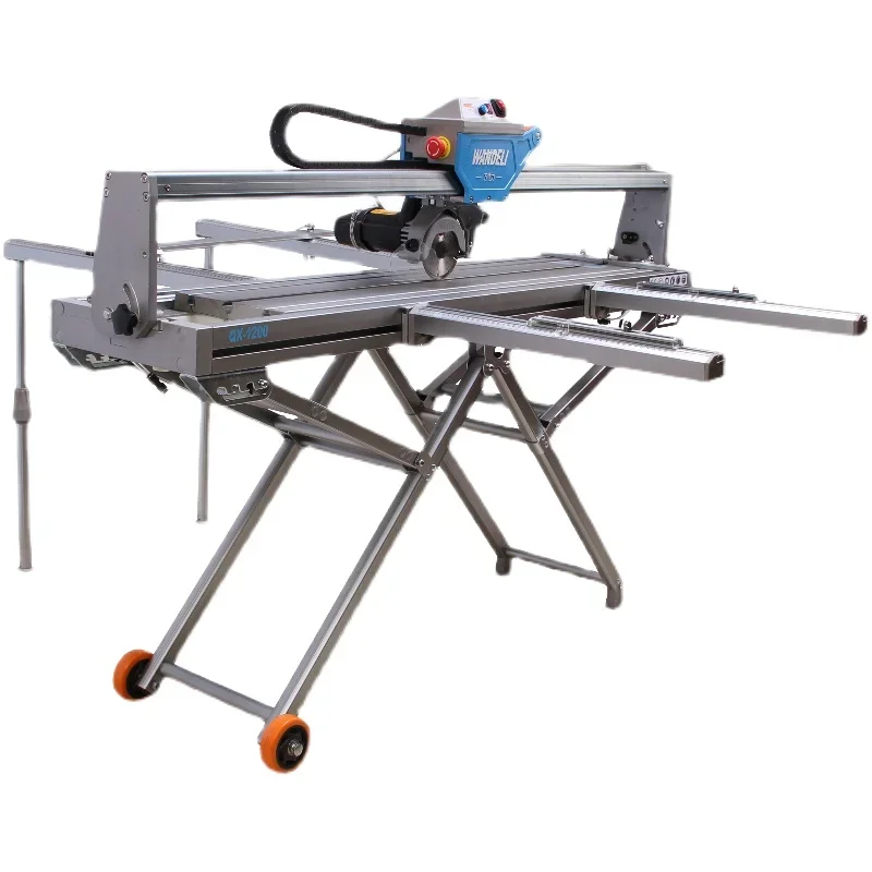 Automatic desktop tile cutting machine water knife stone marble 45 degrees chamfered slotted edging portable