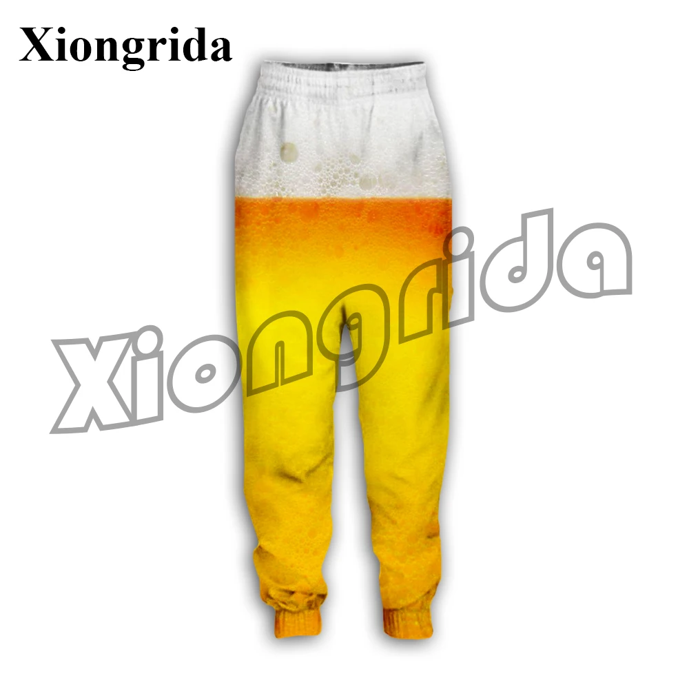 

Beer 3D Print Sweatpants Mens Casual Trousers Harajuku Sports Long Pants High Quality Unisex Novelty Pants S-5XL