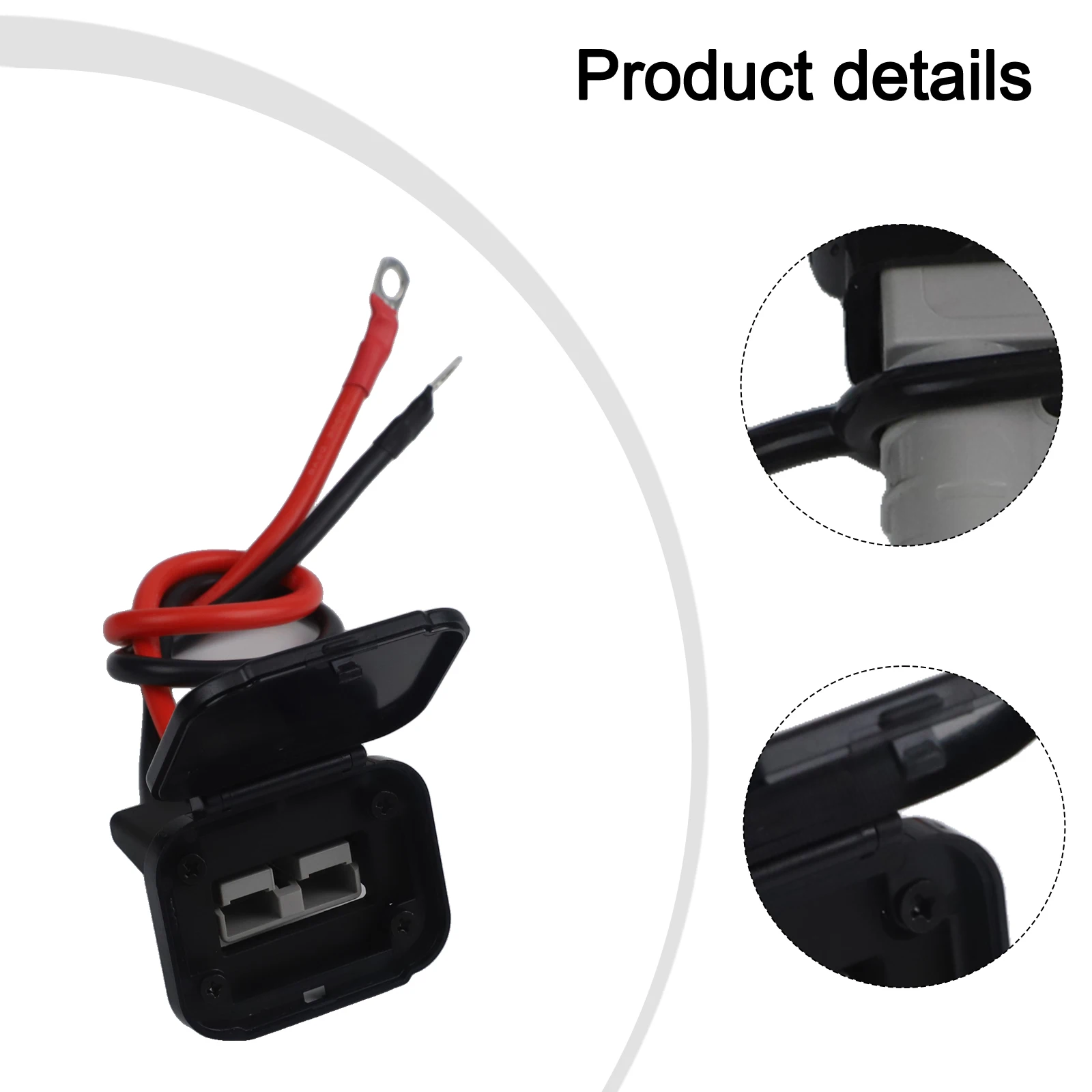 40cm Quick Disconnect Connector Connector For Trailer Power Supply Adapter Operating Temperature -20 C To 105 C