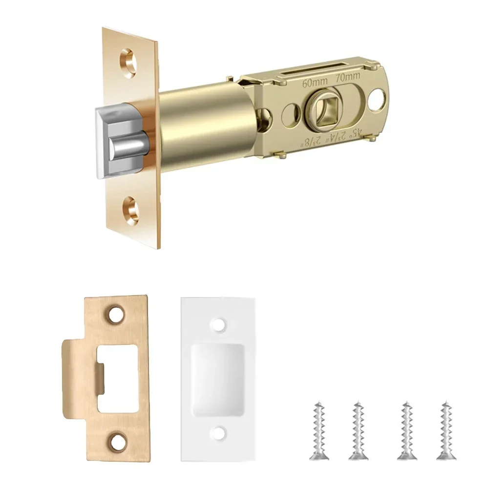 1 Set Door Latch Tubular Latch 60cm 70cm Zinc Alloy Mortice Interior Door Lock For Door Locks With A 45° Opening Door Hardware