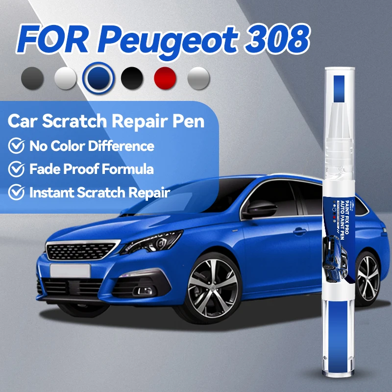 

Специализированный карандаш для ремонта краски и удаления царапин для Peugeot 308 SW GT 2007-2025 T7 T9 P5, аксессуары для авто, сделай сам