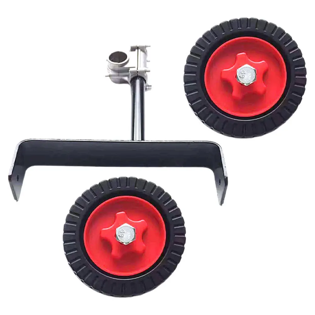 

Support Wheel for Lawn Mower Replacement Rubber Caster Wheel High Load Capacity Quiet Rotation Fit Trimmer Garden Machine Parts