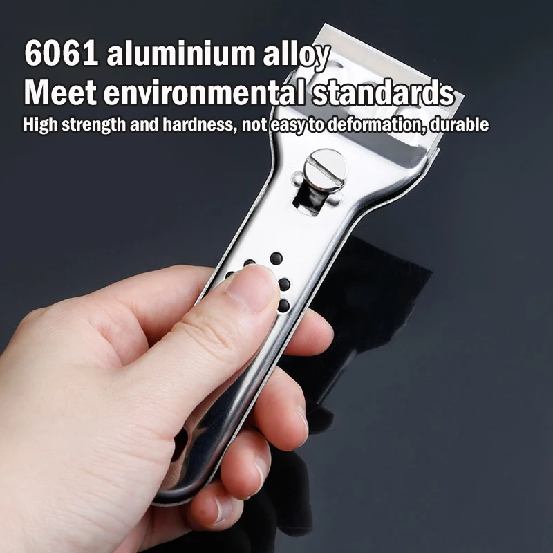 Stainless Steel Cleaning Scraper Blade Glass Kitchen Ceramic Tile Decontamination Scraper Wall Floor Paint Scraper Tool Knife