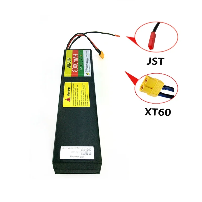 Batterie au lithium aste pour scooter électrique, 10S3P, Eddie Ion Count60, prise JST, chargeur de pipeline 42V, 36V, 8000mAh