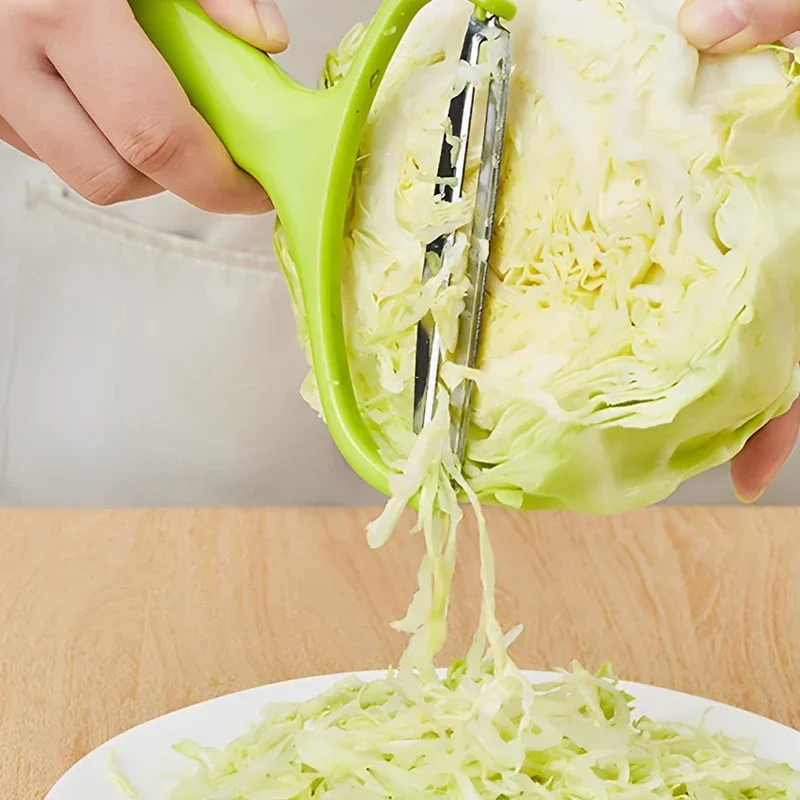 Cabbage Peeler Stainless Steel Knife Cabbage Graters Shredder Fruit Peeler Knife Cutter For Making Coleslaw Salad Kitchen Tools 